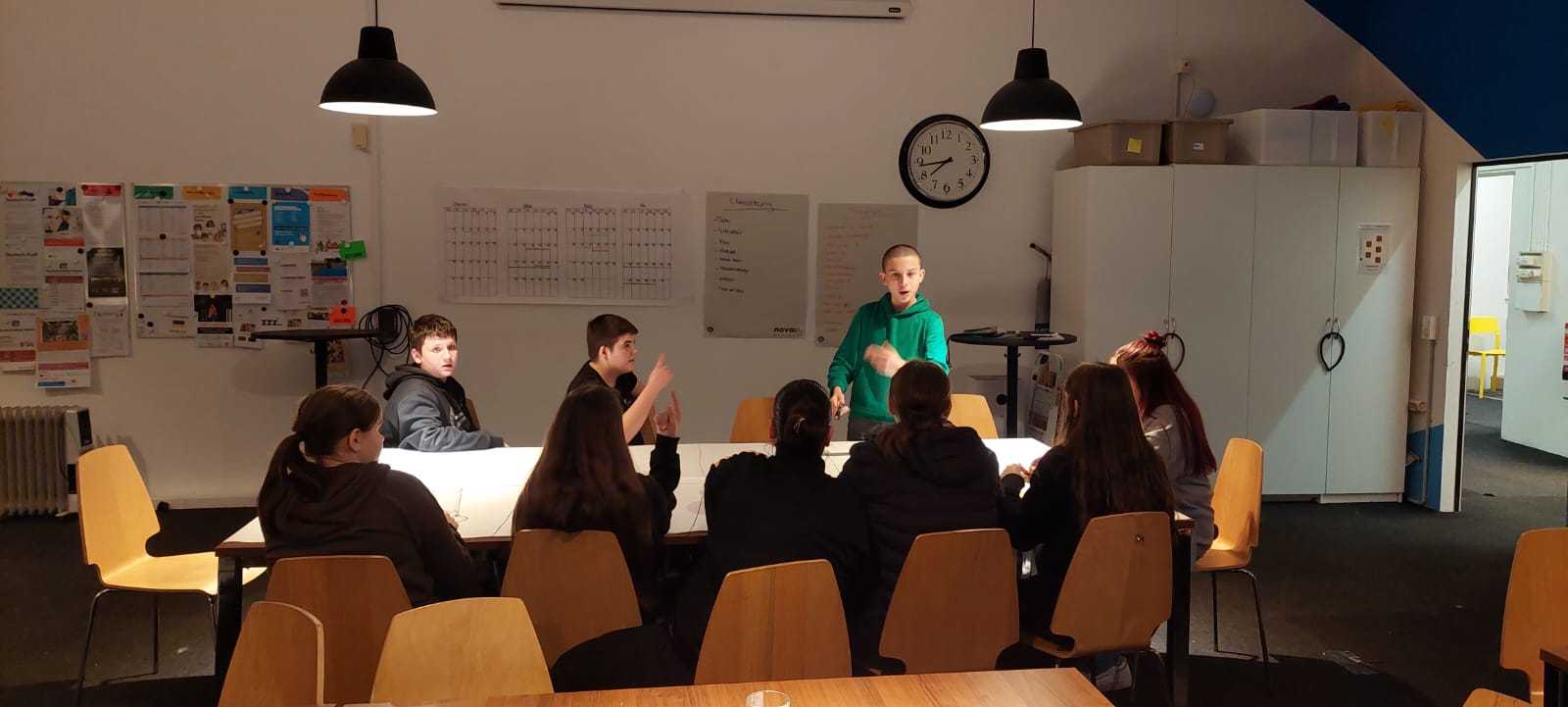 Sammeln der Themen für Diskussionen